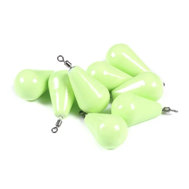 Newup Luminous Fishing Sinkers Weight Sinker Ball Worm Flipping Weights for Bass Texas Carolina Rigs Tackle 2