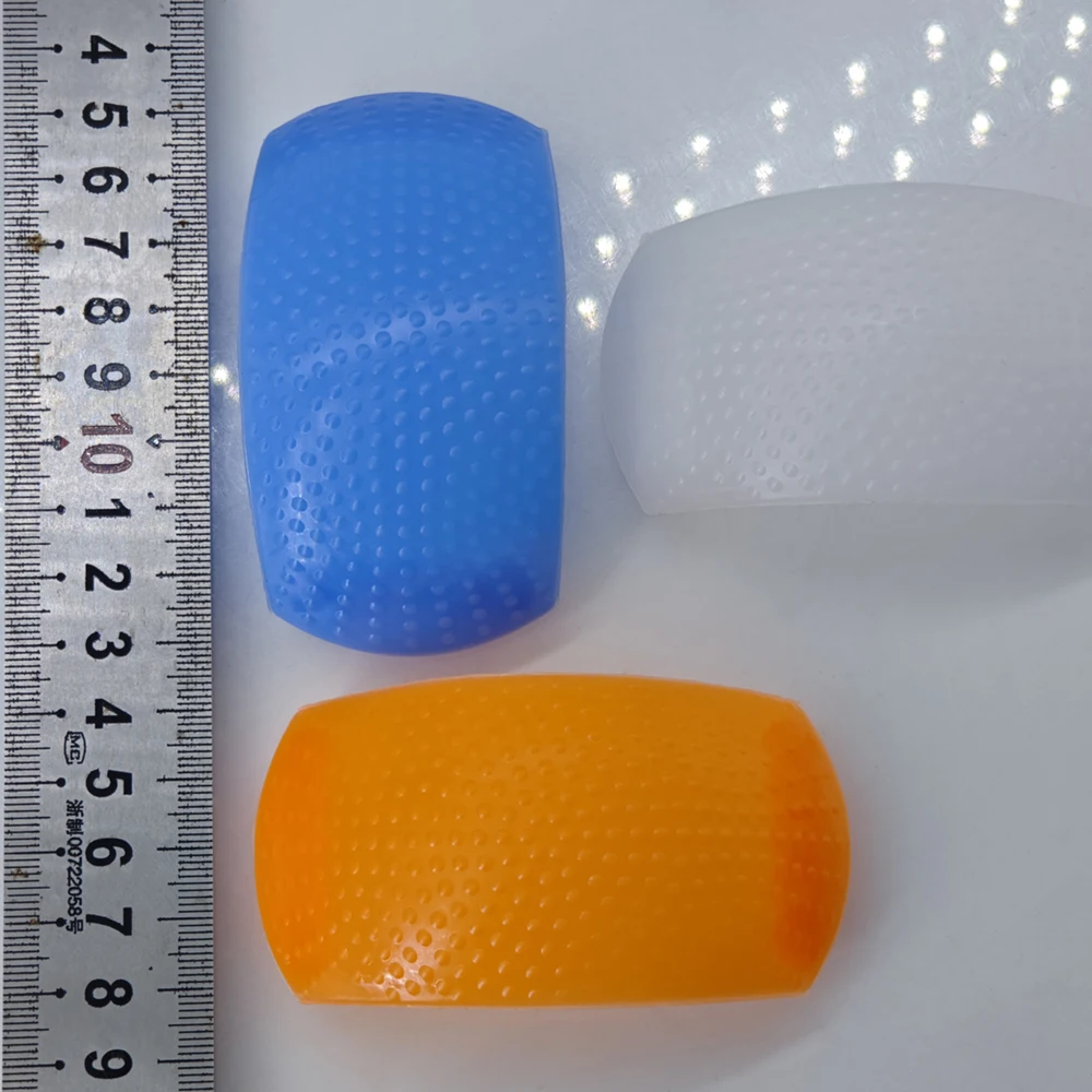 Flash Diffuser Photographic Filter Universal Flash Diffuser / Filter Hot Shoe 3 Colors White Blue Orange Plastic Translucent Set for Camera Build-In Pop-Up Flash