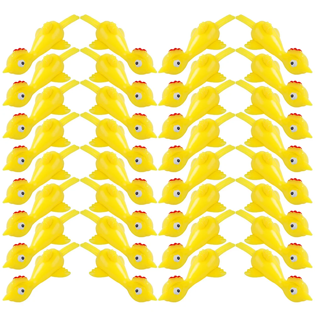 

50Pcs Party Toys Lovely Turkey Toys Finger Animals Toys Kids Accessory