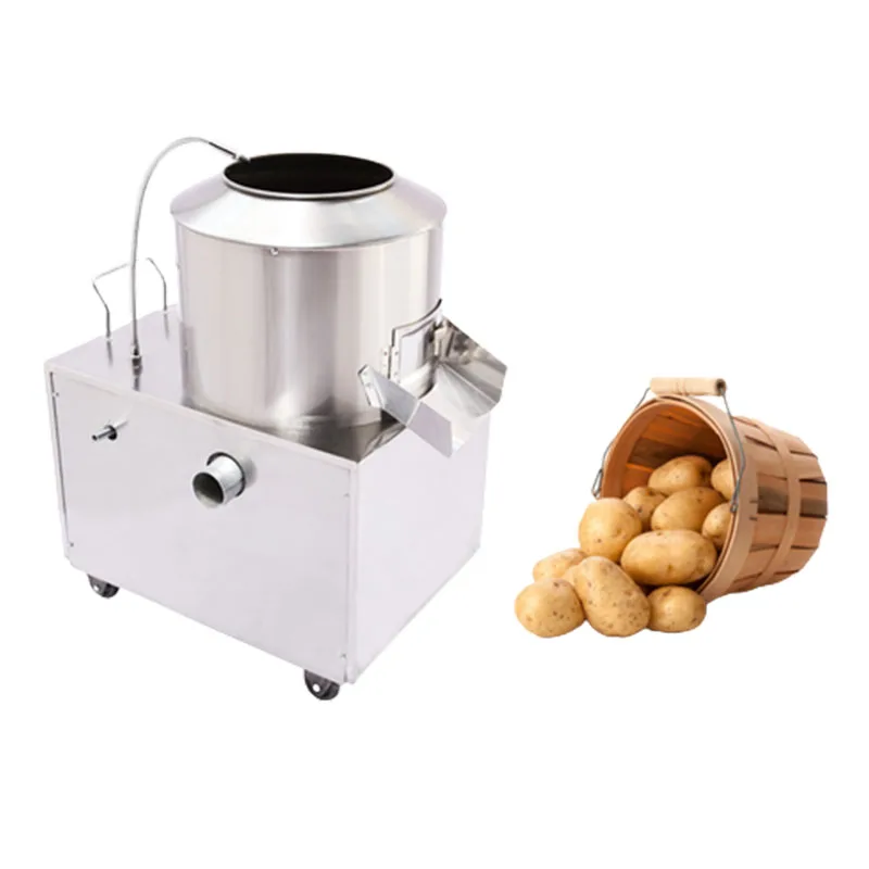 

Коммерческая маленькая Картофелечистка, автоматическая машина для очистки картофеля из нержавеющей стали, Taro Groundnut пилинг-нож для имбиря