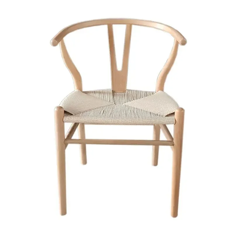 

Wooden Wishbone Chair Hans Wegner Y Chair Solid OAK Wood Dining Room Furniture Luxury Dining Chair Armchair Classic Design