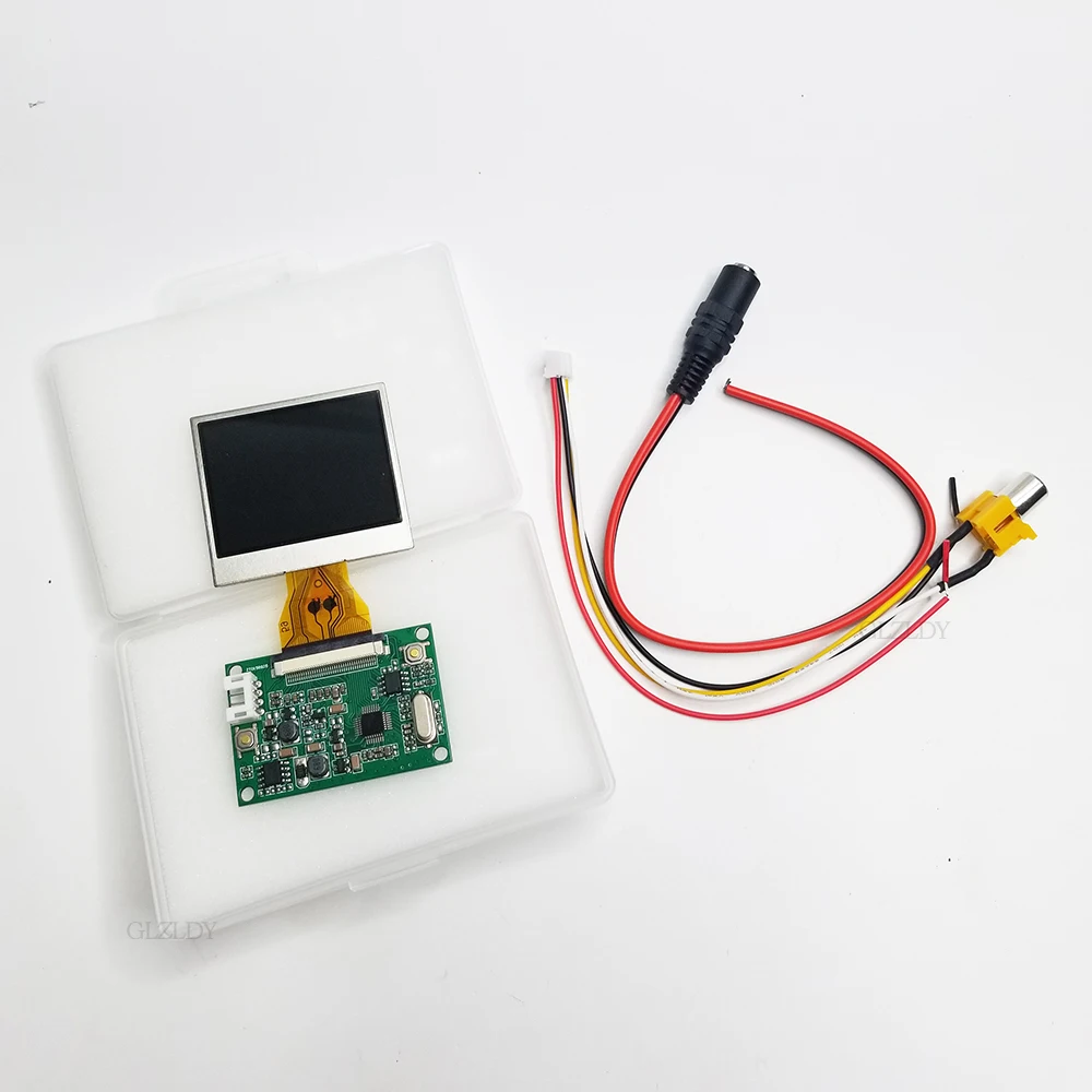 2 inch LCD display module kit NTSC/PAL auto 640*240 4:3 With RCA in For CCTV Household Appliances brightness adjust image flip lcd screen display