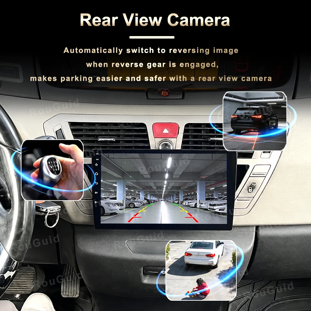 Radio de coche inalámbrico Carplay para Renault Lodgy Dacia Dokker 2012 - 2020 Android 16 FM GPS Navi 2K Pantalla táctil DVD Estéreo DSP 5