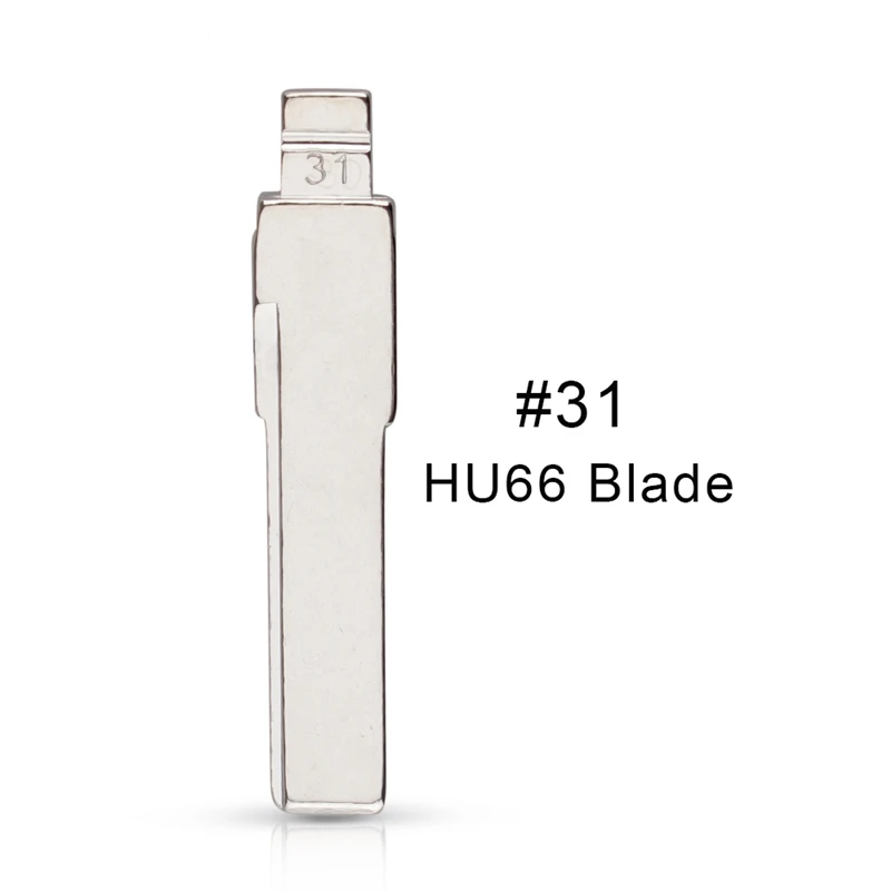 

31# HU66 No.31 Metal Uncut Blank Flip Remote Key Blade Car Accsesories For VW Audi fo KD VVDI JMD Universal 10pcs/Lot