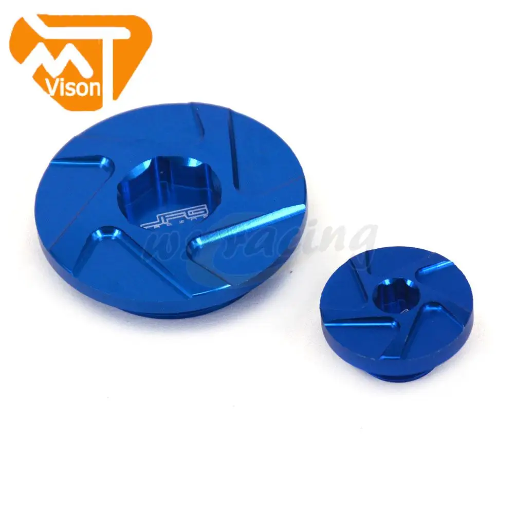 Motorcycle Engine Oil Plug Set CNC For YAMAHA TTR50 YZ250F YZ400F YZ426F YZ450F WR250F WR400F WR426F WR250R WR250X XT250X XTZ125