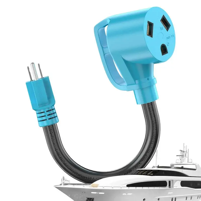 

Адаптер питания RV для круизного лайнера, шнур питания с рукояткой, NEMA 5-15P для детской розетки, разъем для генератора с 30 А до 110