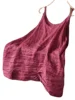 Large Size Women's Embroidered Cotton Linen Tank Top Loose Fitting Summer Spring Faion Outerwear Inner Match Base irt