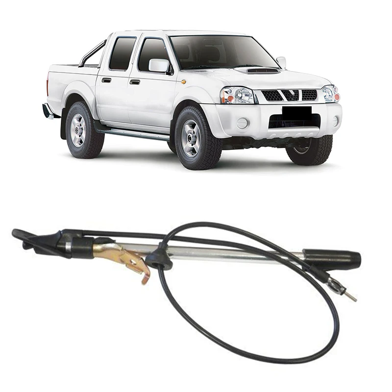  581I 라디오 안테나 28206-3S400 Navara Ute D22 1997-2012 가드 마운트 자동차 공중 DX ST ST-R (블랙 & 실버)
