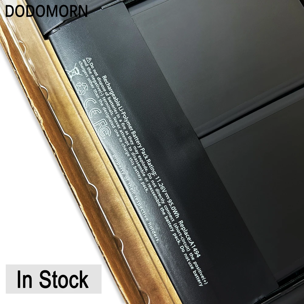 Bateria do Portátil para Macbook Pro A1494 15 Retina A1398 Final de 2013 Meados de 2014 Ano Me293ll a Me294ll a Alta Qualidade 11.2v 8800mah Novo - Imagem 3