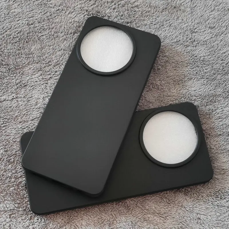 Frosted Black TPU Silicone Phone Case - Soft Shell Back Cover