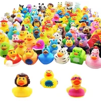 Assortment Rubber Duck Toy Baby Bathing Toys Duck Shower Squirt Toys Summer Beach and Pool Activity Gift For Children 1