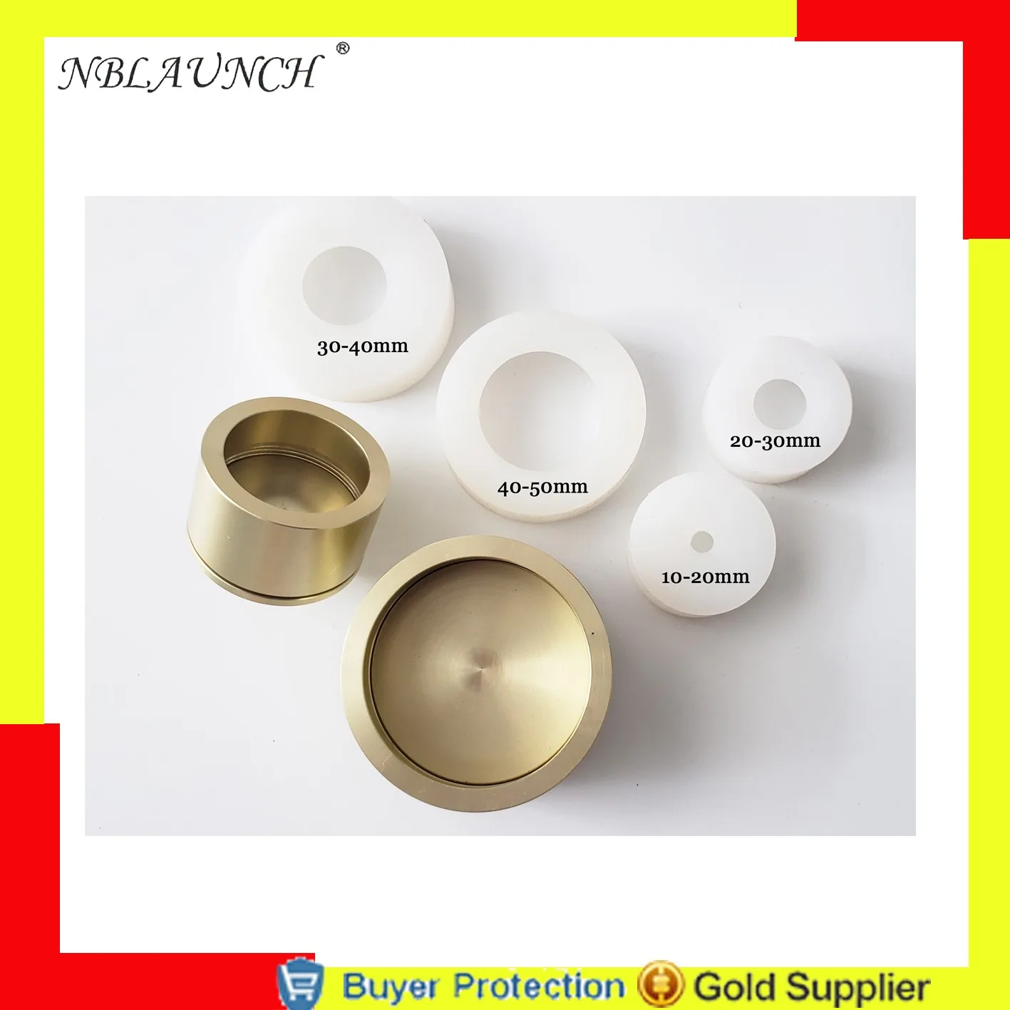 Capping Machine Chuck Cap And Rubber For Capper 10- 50mm Round Plastic Bottle Rubber Sets Spare Parts Rotating Screw Device Part 2