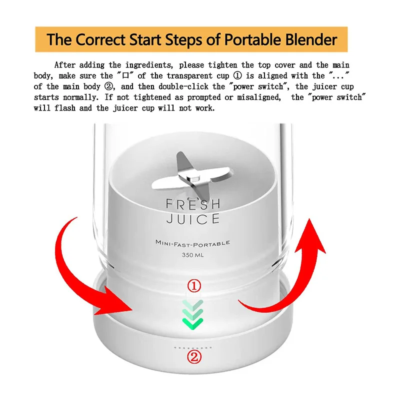 Fruit Juicer Juice Blender Juice Maker Blender Mini Portable Blender Electric Juicer Fruit Mixers Fruit Extractors Smoothies Mixer Multifunctional Juice Maker Machine