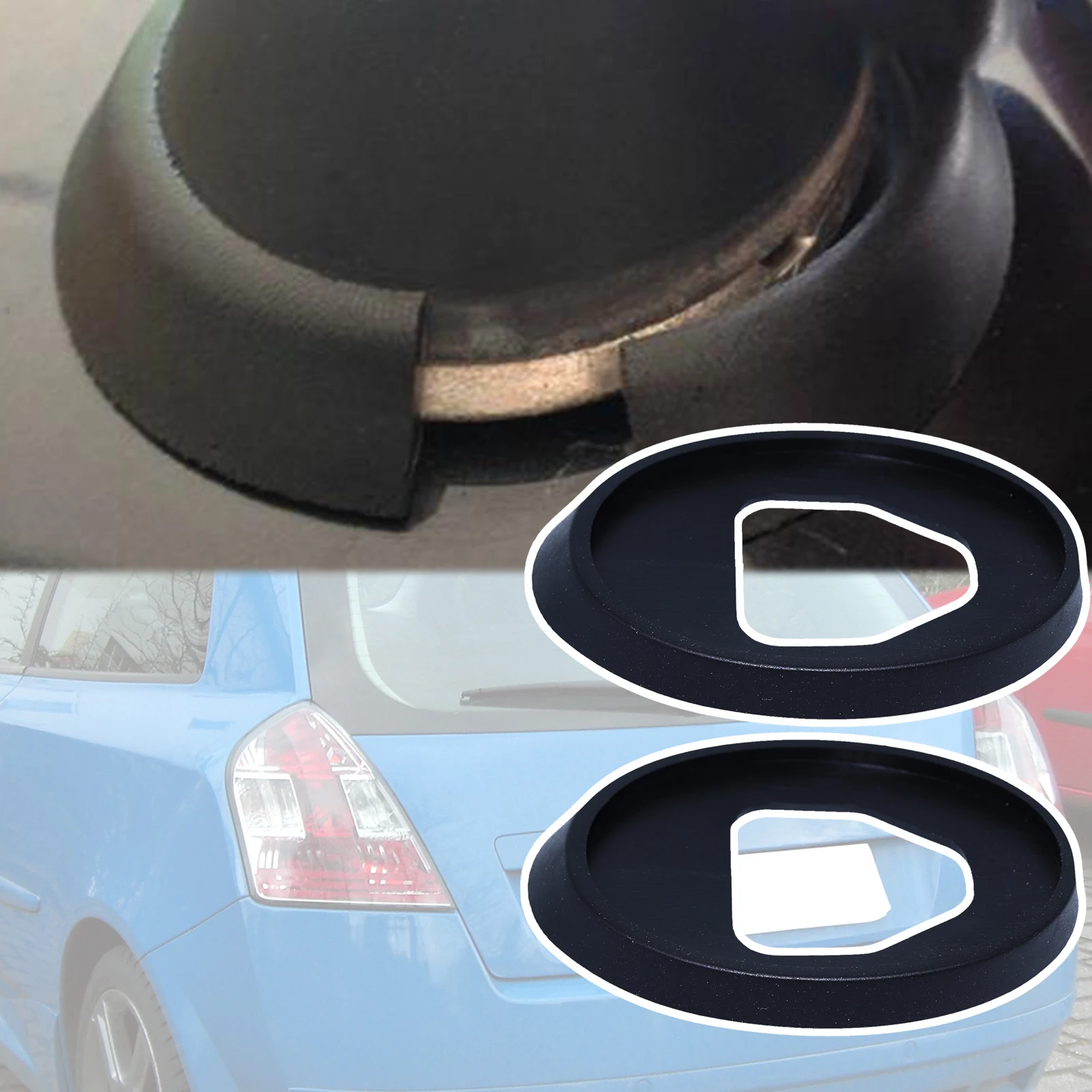 Per Fiat 500 Bravo Brava Croma Grande Punto Linea Panda Stilo Car Sting Roof Mast Whip Antenna Antenna Base Guarnizione Guarnizione Pad Cover