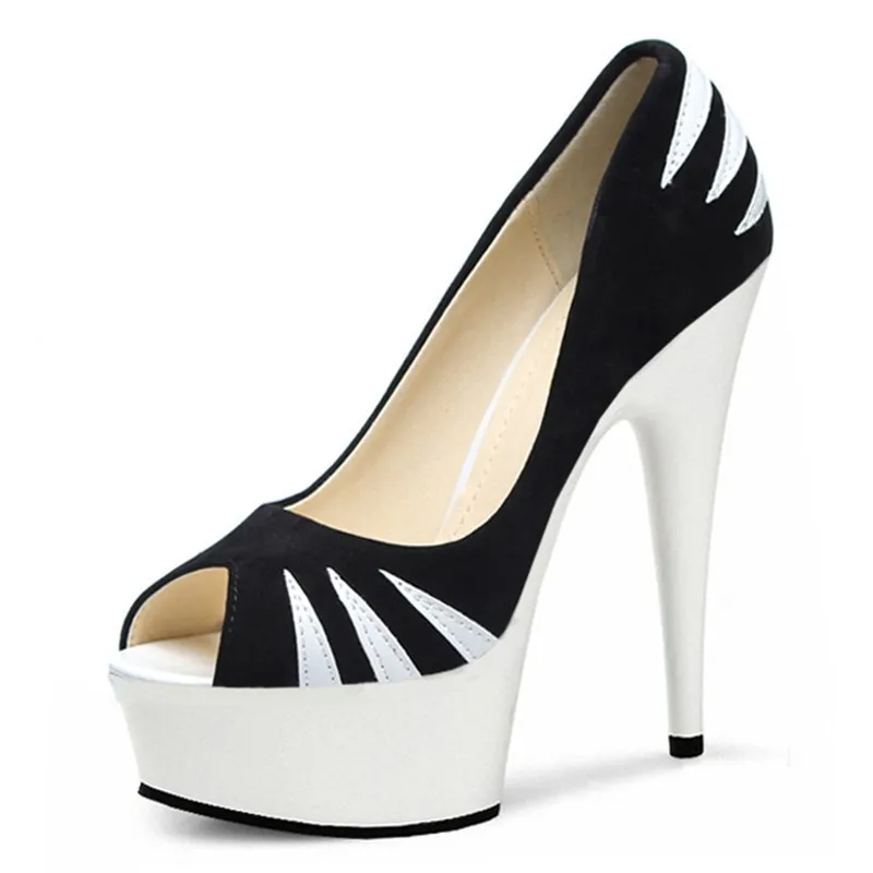 Spring and Autumn period new women's 15 cm high heels, 15 cm sexy stage pole dance practice, dance shoes