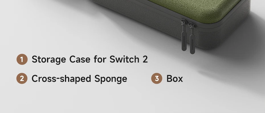 Hagibis Large Carrying Case for Nintendo Switch 2 | Hard Shell