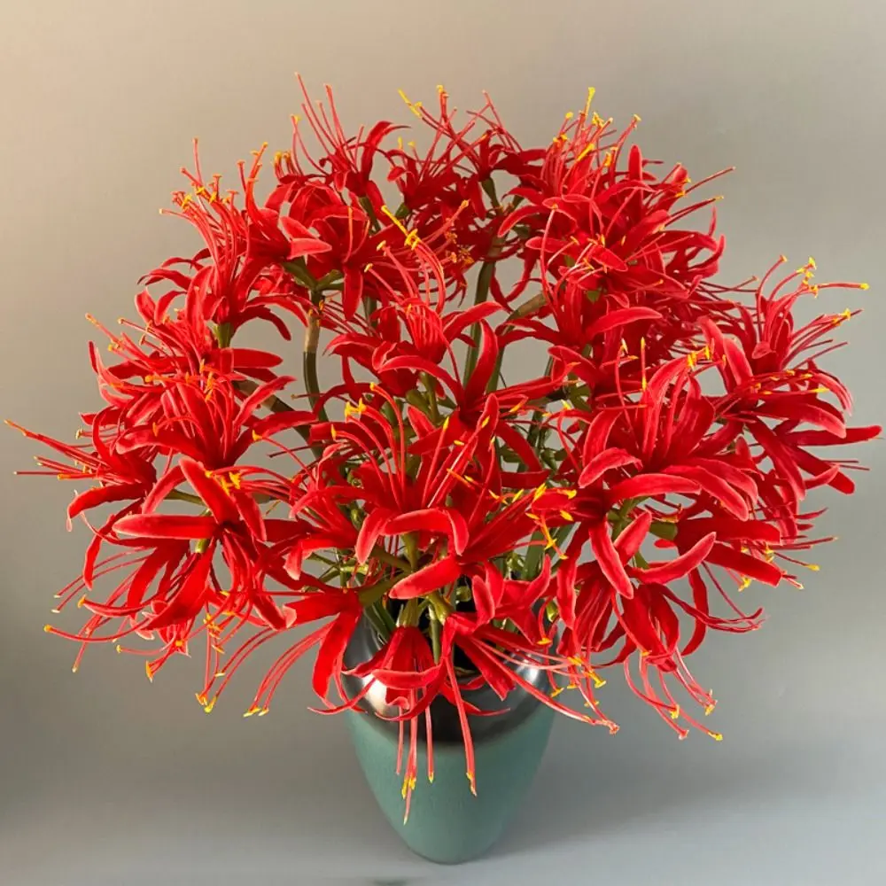 Artificial Higanbana Flower Branch 60cm artificial plants,artificial flowers,artificial flower,artificial branches