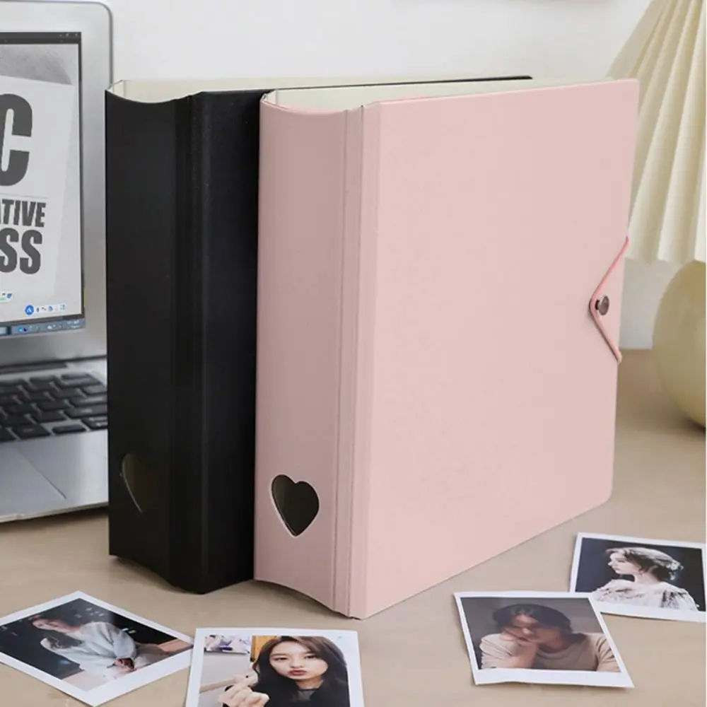

Four-box Grid Photocard Collecting Candy Color A5 Kpop Idol Photo Album Kawaii with Baffle Plate Binder Photo Cards