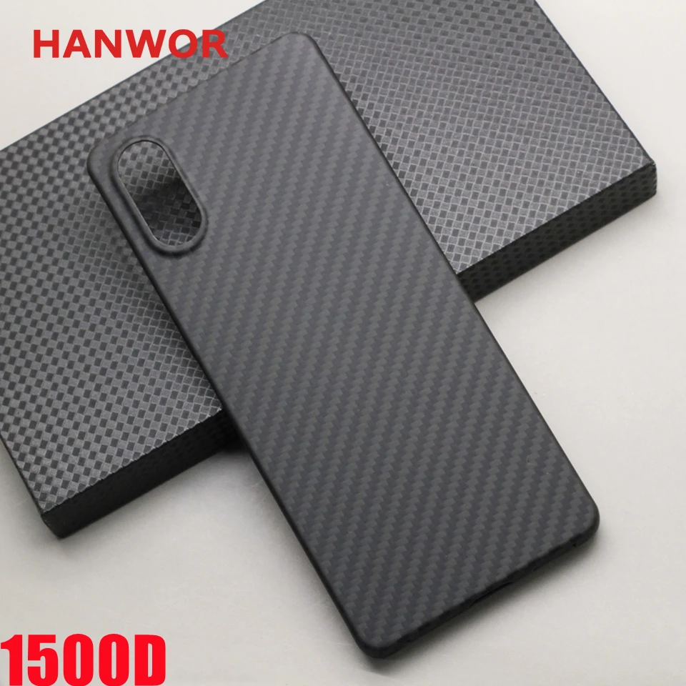 Ultra-Thin 600D Carbon Fiber Phone Case for Sony Xperia 10 VI - HANWOR Aramid Fiber 5G Cover