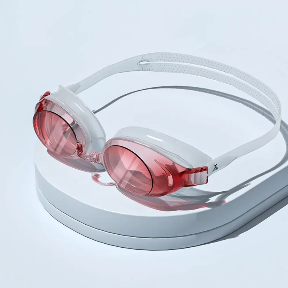 Anti-fog Swim Goggles 0~-9.0 Quick Adjustable Nearsighted No Leakage Silicone Mirror Frame