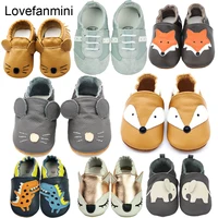 Baby Shoes genuine cow leather soft sole bebe newborn booties babies Boys Girls Infant toddler Moccasins Slippers First Walkers 1