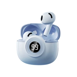 Wireless Bluetooth Earbuds with Immersive Hi - Fi Sound, Touch Control, and HD Microphone (Blue)