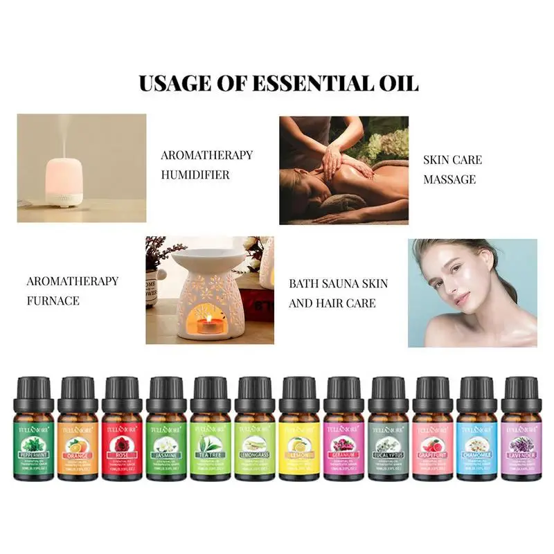 Essential Oil For Diffusers Organic Fragrance Oil For Diffuser Essential  Oils Set Natural Aromatherapy Oils For Candle Making - AliExpress