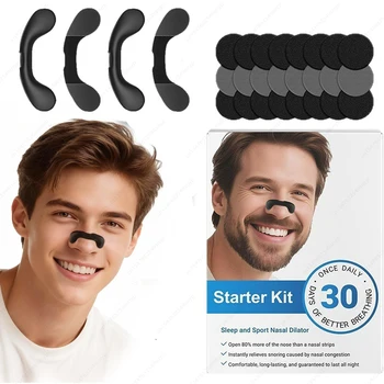 Nasal Dilator Sleep Nasal Breathing Dilators Starter Kit Nose Breathe Strips Nasal Strips Reduce Snoring Increase Air