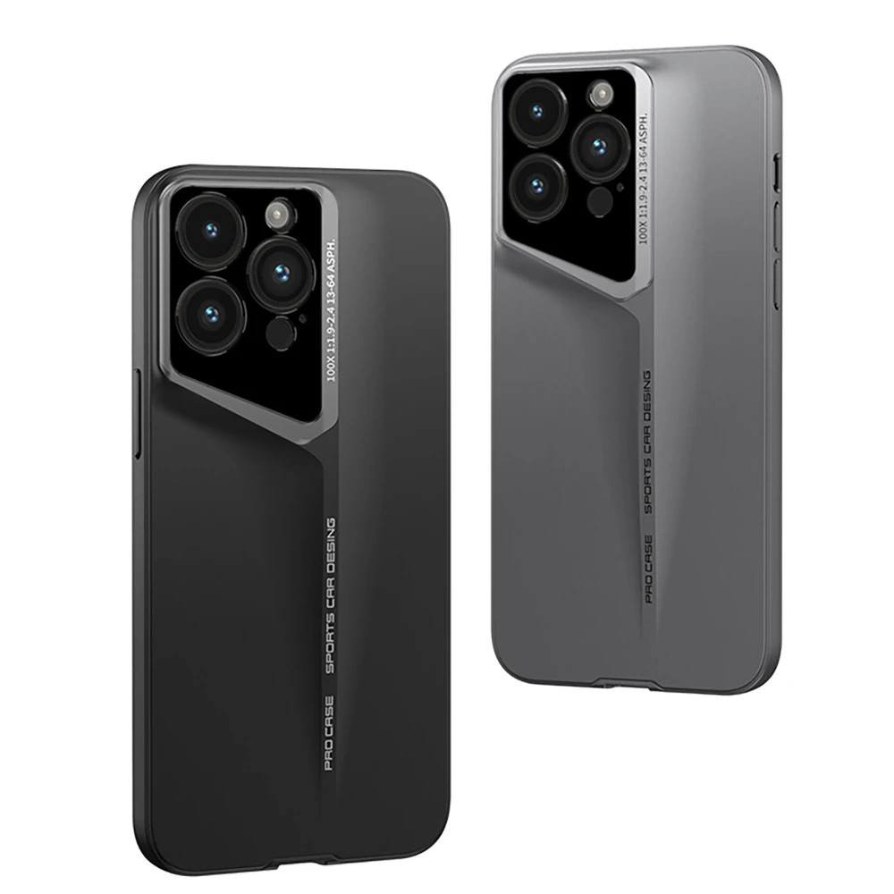 

Ультратонкий матовый жесткий чехол для телефона iPhone 15 14 Pro Max, противоударный полноразмерный матовый чехол-бампер, чехол для 15