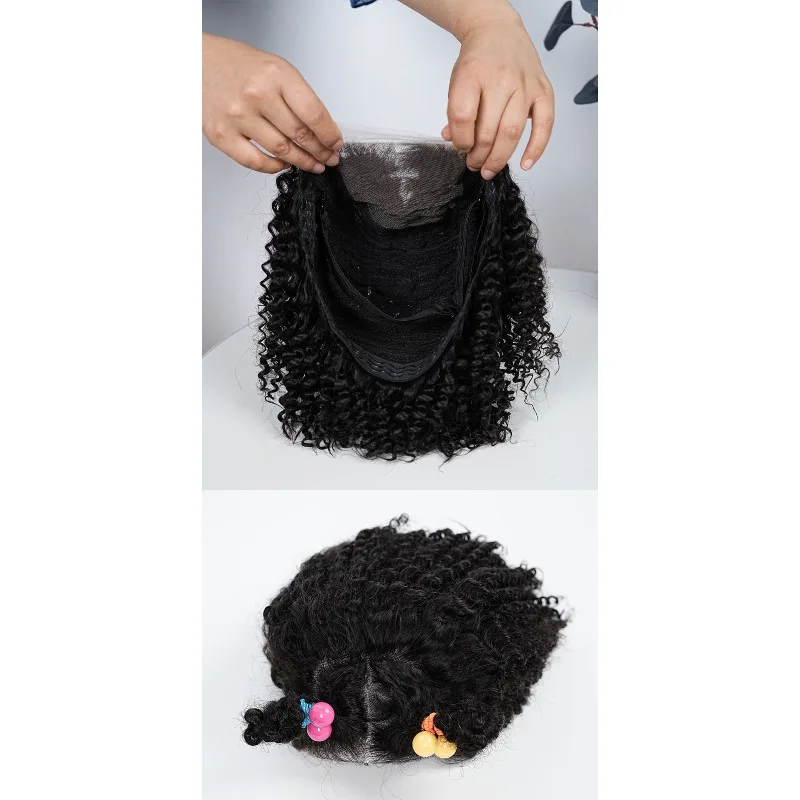 Kids wig on model