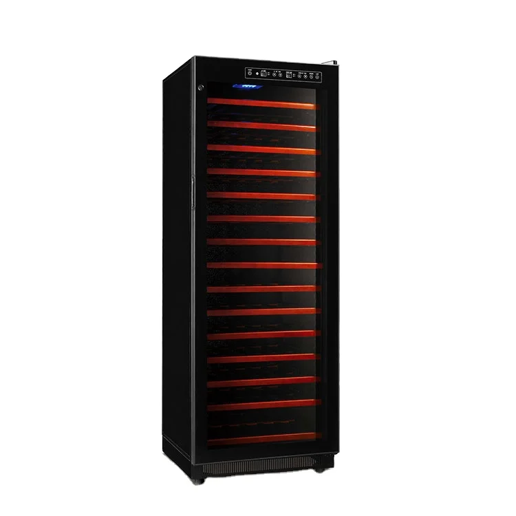 90-bottles Professional Commercial Electric Refrigerator Single-zone Build-in Compressor Wine Coolers Buckets, Coolers & Holders