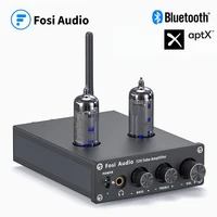 Fosi Audio Bluetooth Vacuum Tube Amplifier AptX HD Stereo Power Amp 50W TPA3116D2 Portable Headphone Amplifier For Home Speakers 1