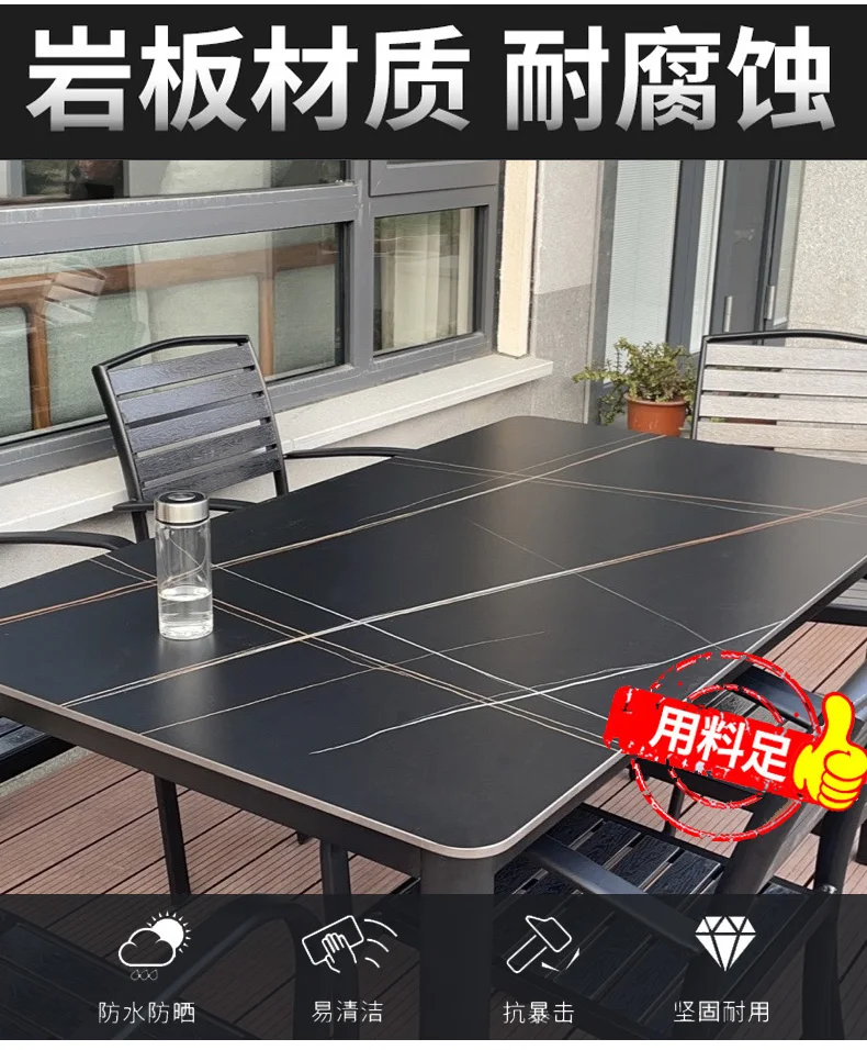 Dining Garden Furniture Outdoor Sets Unique Pool Home Back Yard Patio Furniture Sets Lounge European Modern Mueble Jardin Chairs