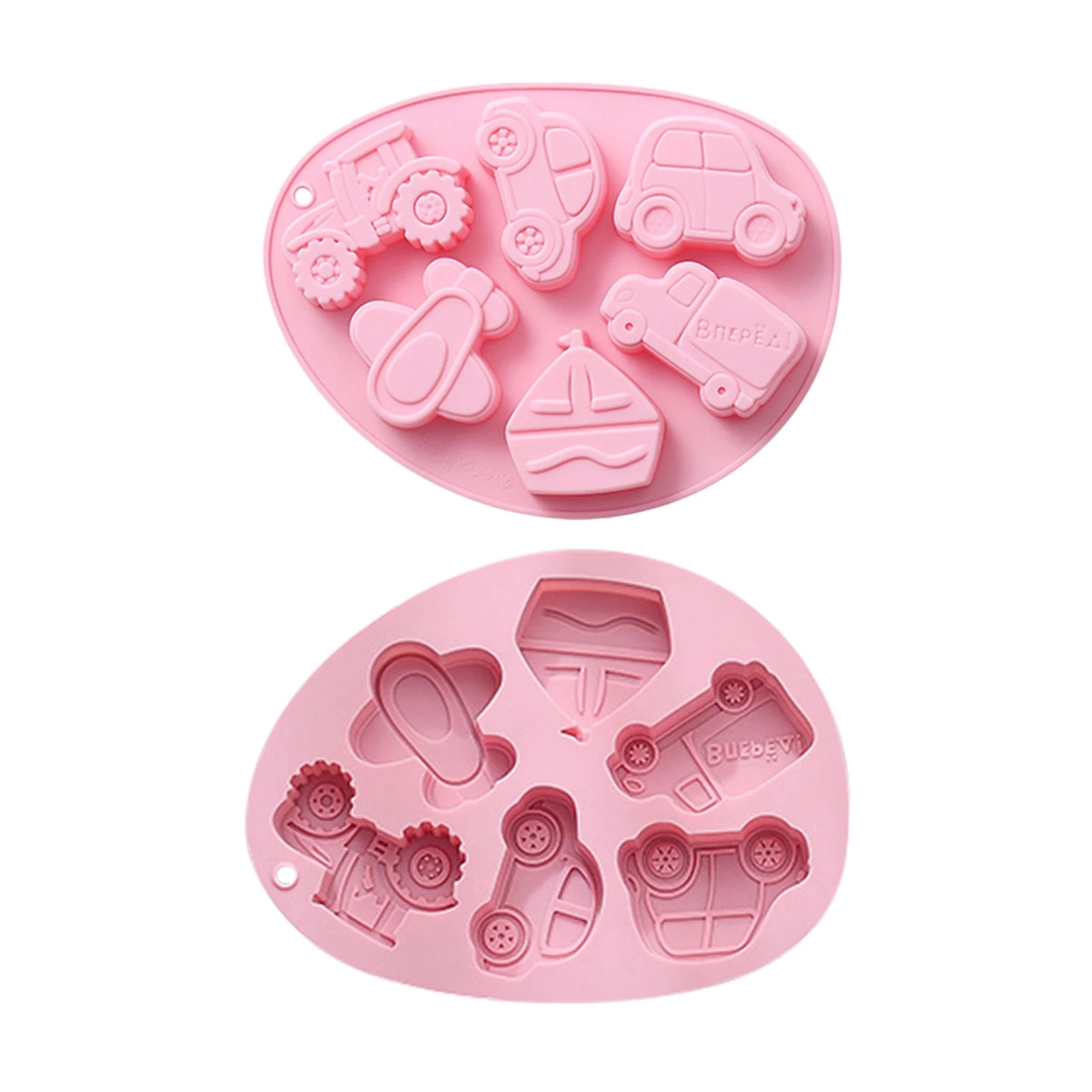 

2Pcs Silicone Sailboat Airplane Truck Car Mold Handmade DIY Mold 3D Vehicle Molds for Chocolate Cookies Soap Baking Making