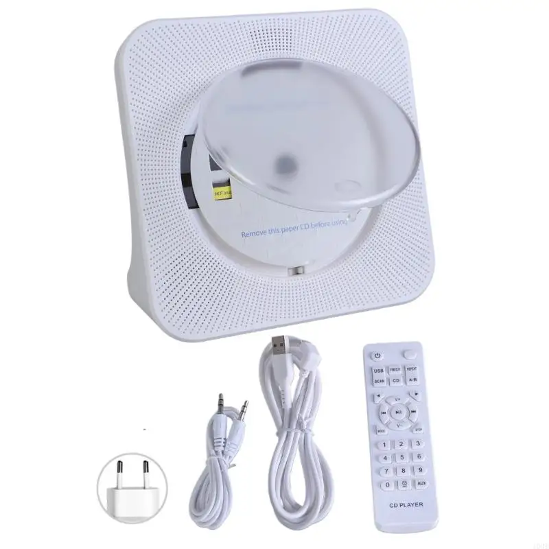 103 Portable CDs Player Compatible Rechargeable 4000mAh HiFi Speaker Remote