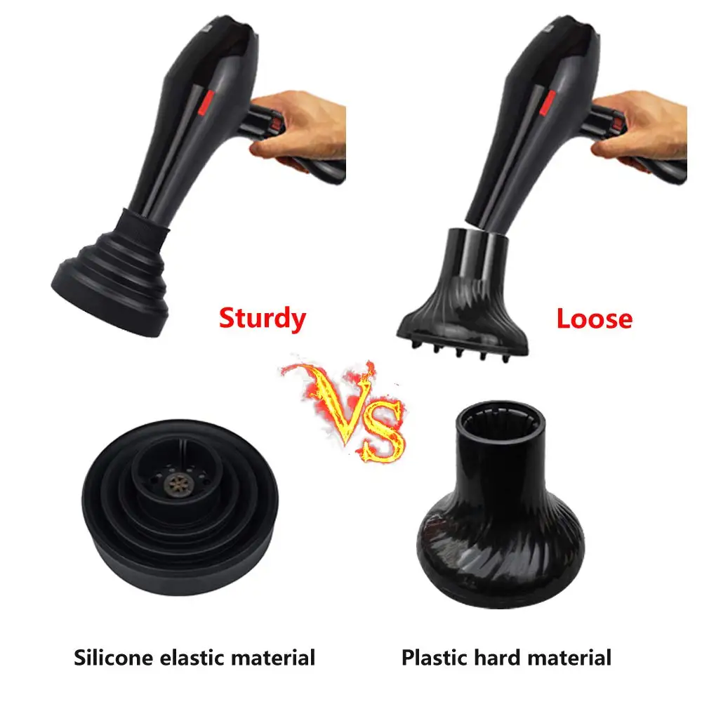 Hair Dryer Diffuser Universal Silicone Adjustable Temperature Resistant