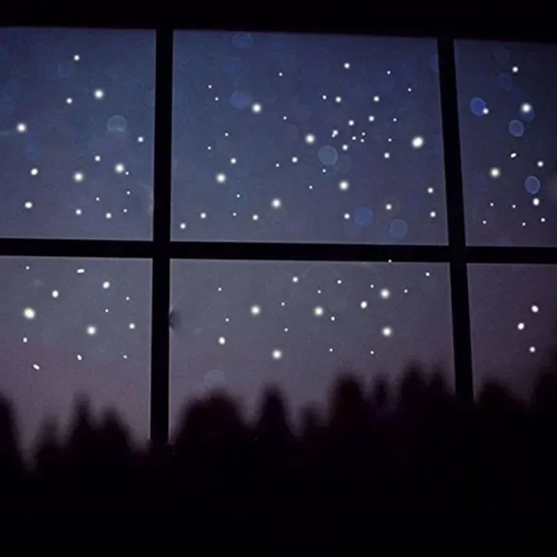 Wall Stickers Luminous Wall Stickers Vinyl Decal Stickers Children Room Decoration 407pcs Luminous Wall Stickers Wall Decor Glow In The Dark Star Vinyl Sticker for Kid Room Creative Fluorescent Party Decoration