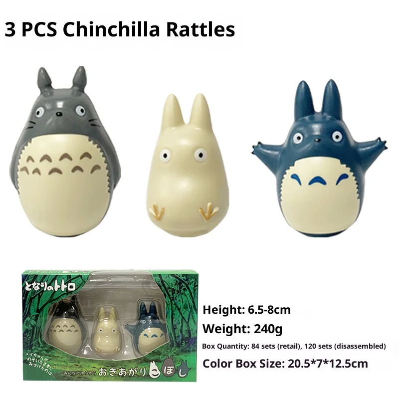 Ghibli Totoro Anime Cartoon Statue - Cute Desk Decor Resin Figurine Collectible
