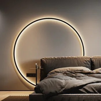 Minimalist LED Circle Wall Lamp 1