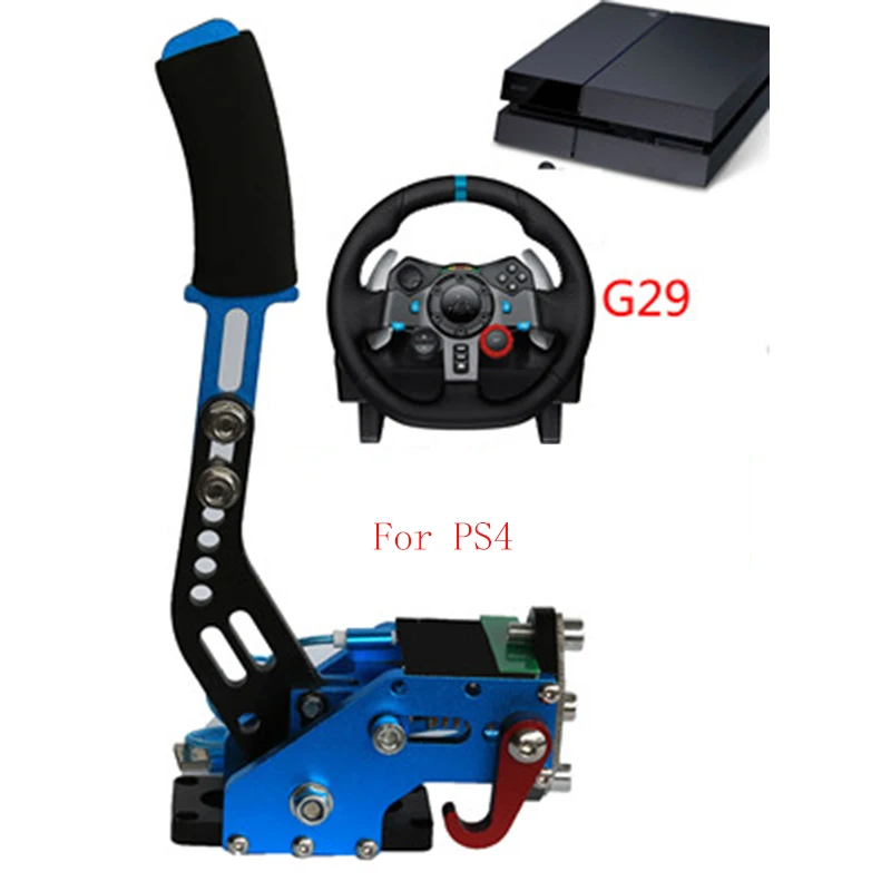 Obokidlyamor 64Bit USB Handbrake For IN Compatible with Microsoft PS4 PS5 Console Controller and PC system; Work on For Logitech G29 Racing Steeri