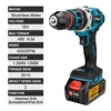 18V 13mm 480NM Brushless Electric Impact Drill Cordless Drill Electric Screwdriver DIY Driver Power Tools for Makita 18V Battery 5