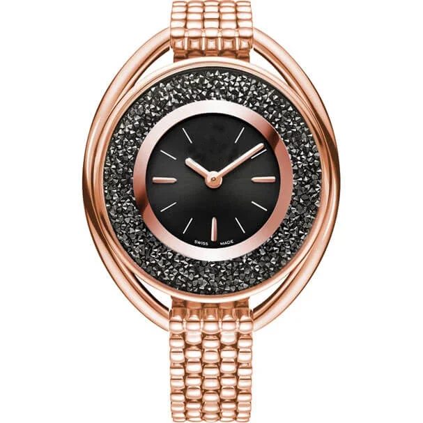 

JM High Quality Fashion Elegant Swa Crystal Watches Plated With Rose Gold Free Mail Manufacturers Wholesale