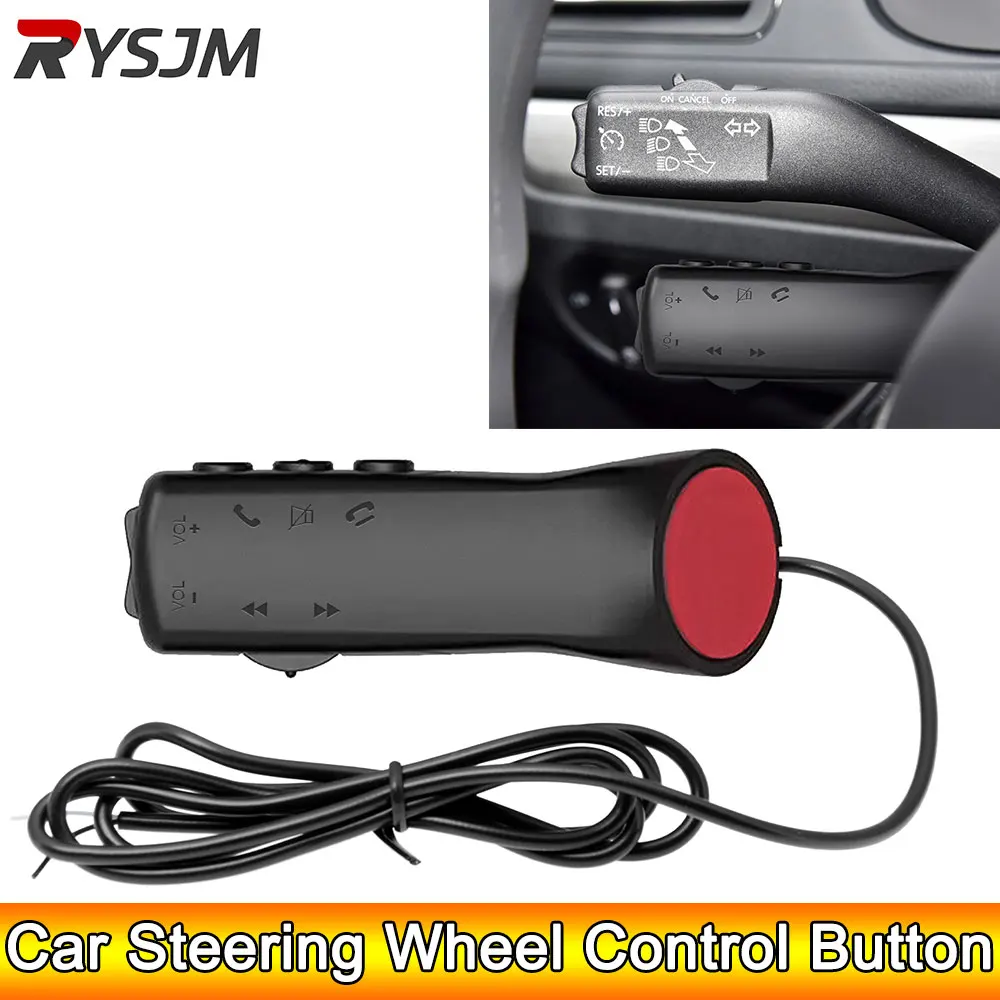 7 Keys Button Car Steering Wheel Remote Controller for Car Audio GPS Navigation DVD Android