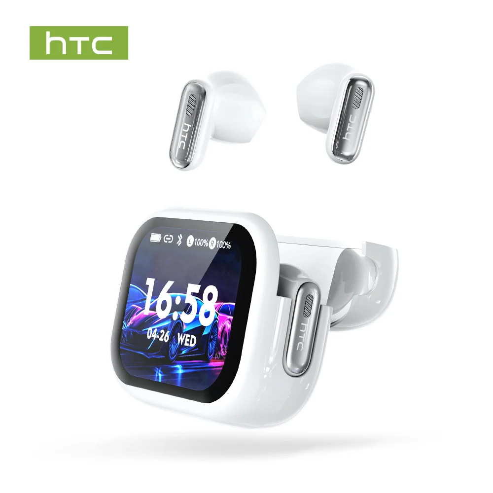 Htc Ne68 Wireless Bluetooth Earphones With Enc And Led Display_voghion.com