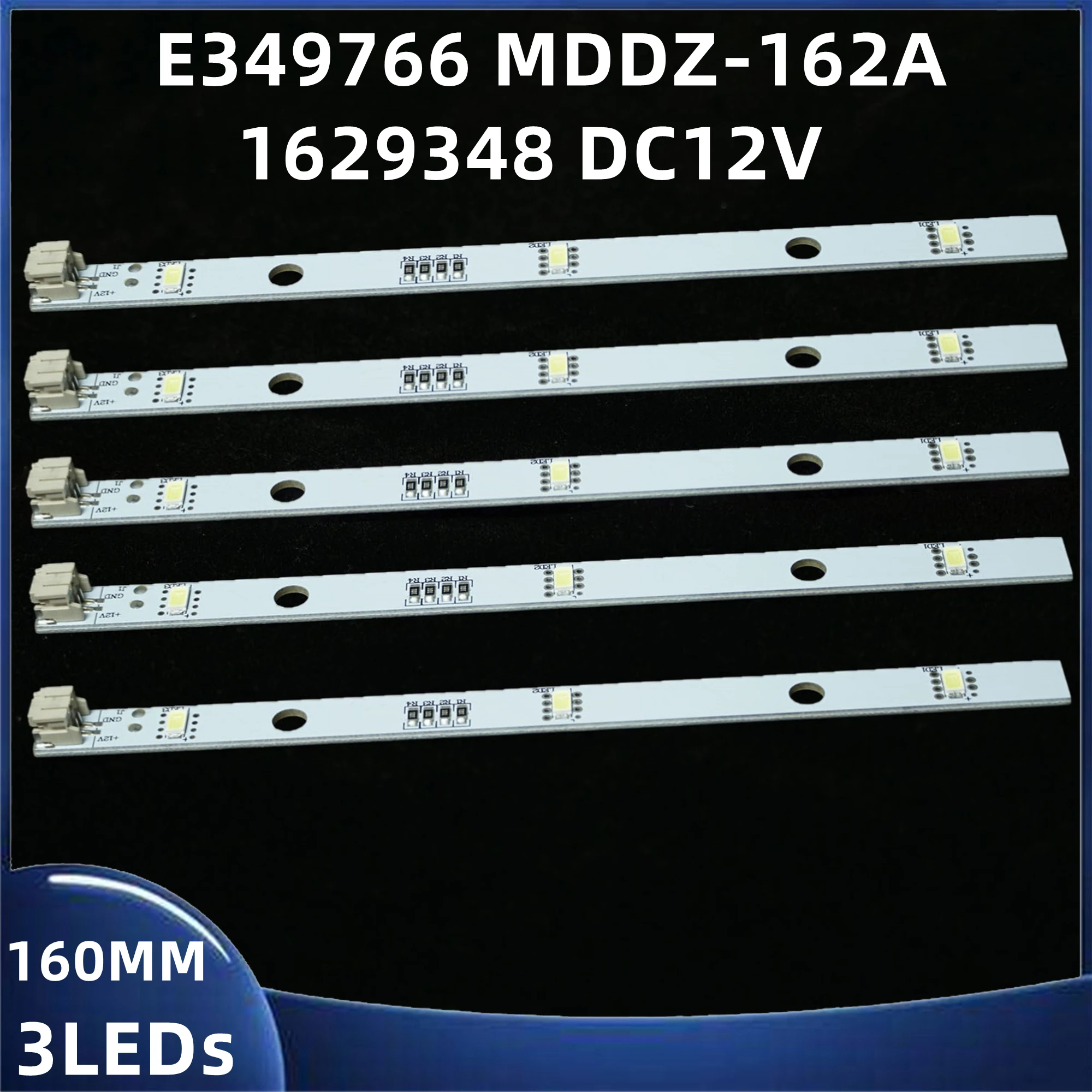 Bande LED pour réfrigérateur et congélateur, 5/10/50/100 pièces, pour BCD-518WT BCD-630WT E 349766   MDDZ-162A 1629348   DC12V 2W HCDM415LC