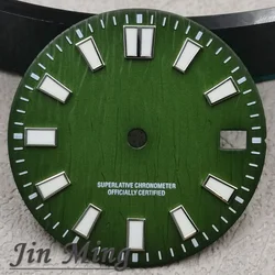 Premium Luminous Dial Watch with Date Window - Multi - Color Options Available (Green)