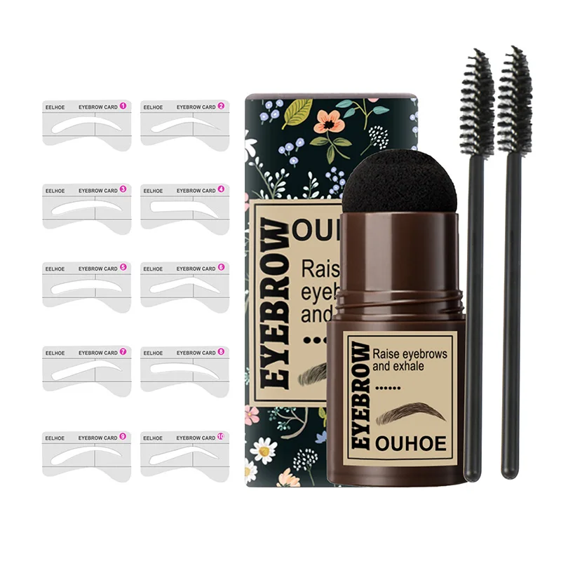 

Sdattor Brow One Step Shaping Kit Set Makeup Stick Hairline Contour Waterproof Tint Stencil Eyebrow Template