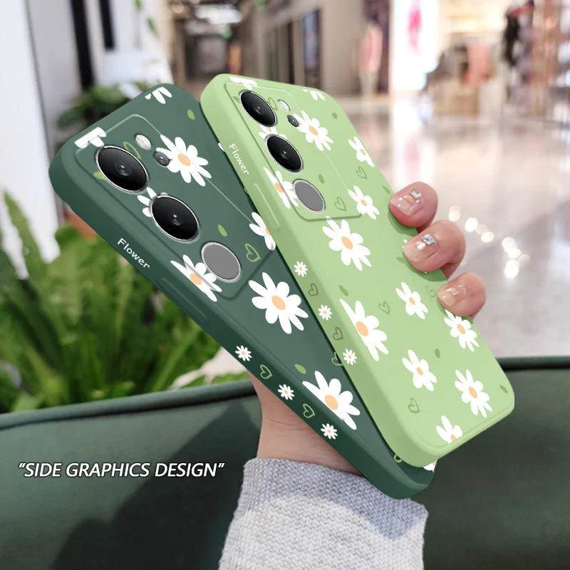 Tender Daisy Phone Case - Floral Design in Durable Material