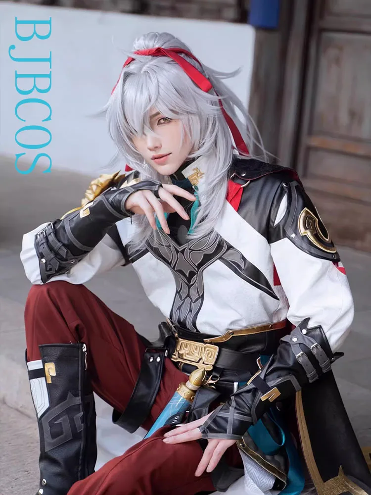 

Костюм для косплея Цзин Юань, игра Honkai: Star Rail Cosplay【 S-2XL полный комплект, парик Jingyuan, обувь для косплея, женский наряд