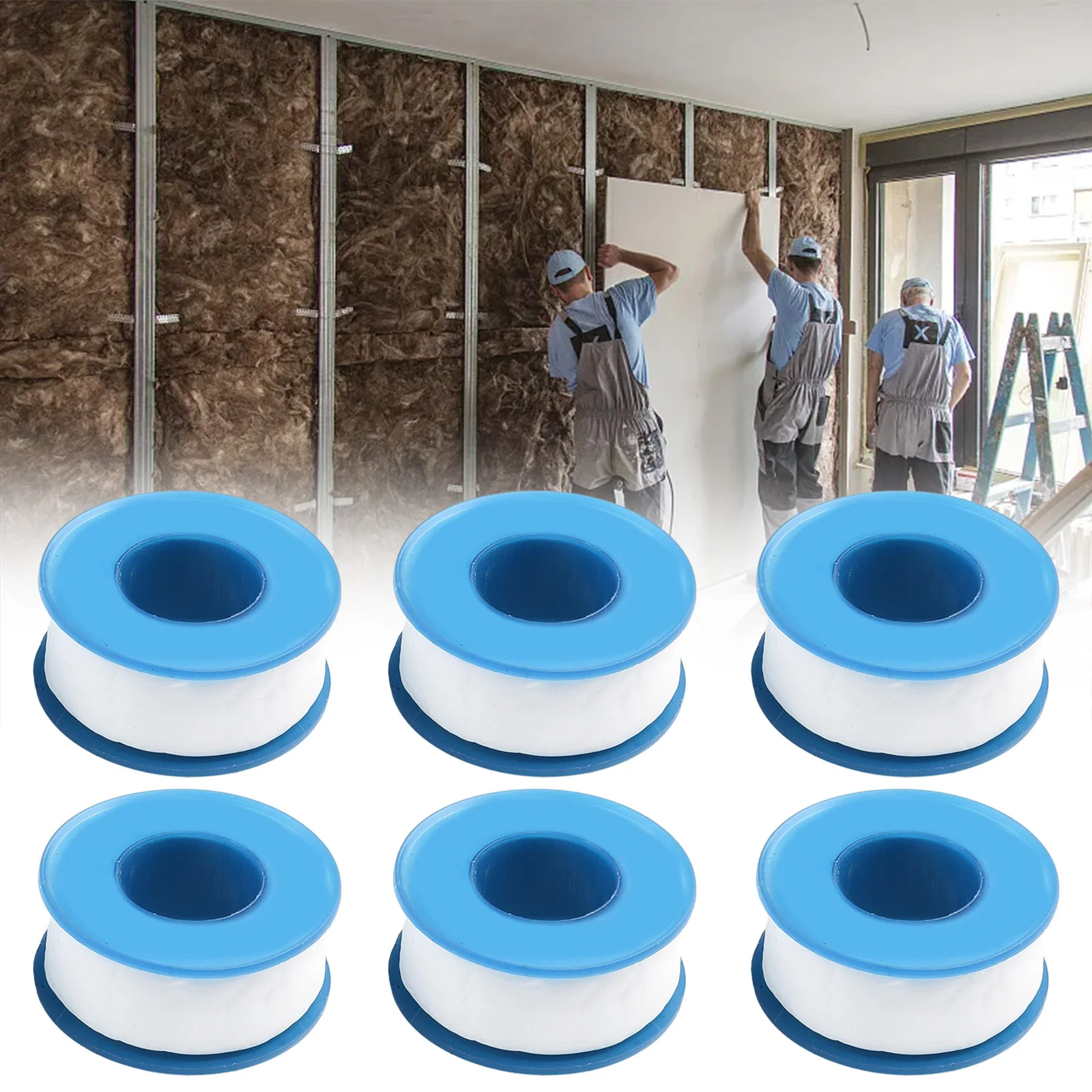 

Sealing Tape PTFE Tape For Plumbers Water Mechanics For Sealing Plastic Joints Threaded Sealing Tape White 16mmX0.1mmX20m